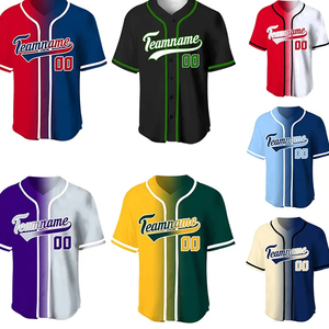 Nouveau gros Logo personnalisé vêtements de sport 2024 tendance vitesse sec respirant hommes femmes petit maillot de baseball quantité minimale de commande bas - Product Image 4