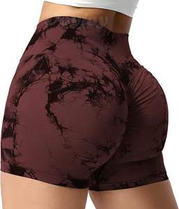 LULUL3M_ON Free Quick Dry LOW MOQ Womens Sportswear Yoga <b>shorts</b> Workout <b>shorts</b> Women <b>Seamless</b> High Waisted Ribbed Gym <b>shorts</b> - Product Image 2