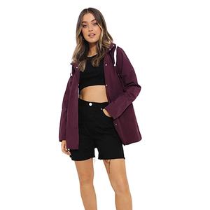 Chaqueta Bomber de Invierno Transpirable de Nuevo Diseño, Chaqueta Informal Personalizada para Mujer con Tela con Memoria - Product Image 4