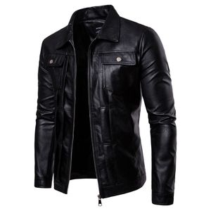 Chaqueta de cuero de alta calidad para hombre, chaqueta reflectante formal informal, chaquetas elegantes más vendidas - Product Image 1