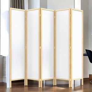 Separadores de madera para espacios, separadores de espacio de oficina, Partición de pantalla de madera - Product Image 1