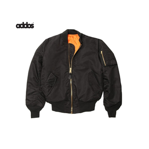 Blouson d'aviateur rembourré chaud d'hiver de qualité supérieure pour hommes, coupe-vent, vêtement d'extérieur à fermeture éclair complète avec col montant, logo OEM ODM personnalisable - Product Image 5