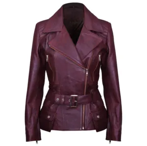 Chaqueta de piel de oveja auténtica al por mayor para mujer chaqueta de piel de primavera a la moda de estilo recortado para mujer - Product Image 1