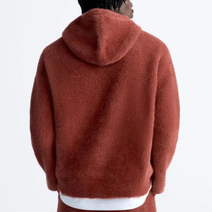 Survêtement à capuche respirant personnalisé pour hommes sweat-shirt en tissu tricoté et pantalon de jogging OEM ensemble deux pièces vêtements de sport Fit - Product Image 2