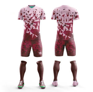 Ensembles d'uniformes de haute qualité à séchage rapide, vêtements de sport, tenue d'entraînement de football en club, combinaison complète, uniforme de football unisexe, vente en gros - Product Image 3