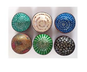 ชามกะลามะพร้าวทำจากไม้ธรรมชาติเป็นมิตรกับสิ่งแวดล้อมชามทรงกลมสไตล์เอเชียตะวันออกเฉียงใต้ - Product Image 1