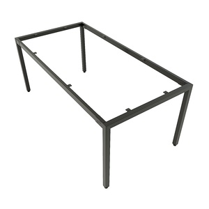 UConcept HBUC010 Minimalist Design Meeting <b>Table</b> 180x90 Steel Legs Assembly Required for Conference Room & Hotel Use - Product Image 4