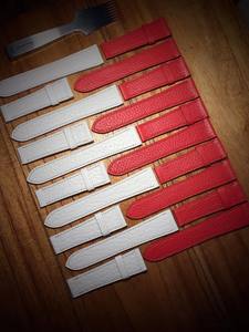 Bracelet de montre en cuir véritable de haute qualité en plusieurs couleurs en gros pour les bracelets de montre - Product Image 5