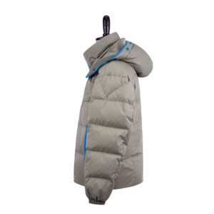 Manteau pour hommes de conception personnalisée OEM 250gsm 100% nylon résistant à l'eau coupe-vent blouson bombardier chaud en laine imprimé personnalisé - Product Image 3