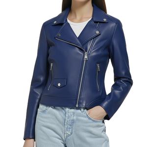 Chaqueta de Cuero Genuino de Primera Calidad para Mujer, Diseño de Lujo, Personalizada, de Alta Calidad - Product Image 3