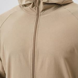 Sudadera con capucha para hombre, diseño de alta calidad, corte holgado, informal, para correr, fitness, con cremallera, estilo urbano, bordada, para invierno, la más vendida - Product Image 2