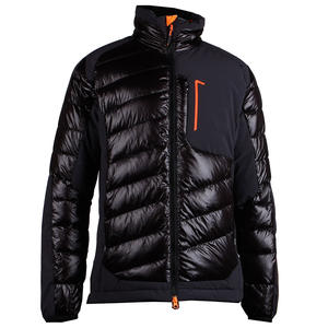 Veste Hybride Homme Personnalisable de Haute Qualité Vêtement d'Extérieur Casual Col Debout Fermeture Éclair Imperméable Veste Matelassée - Product Image 1
