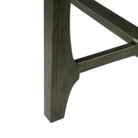 Table à manger extensible moderne en bois de manguier massif avec pieds en fer, couleur personnalisable, pliable, pour salon, entrepôt, entrée, élégante