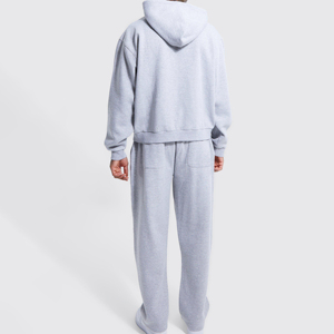 Survêtement streetwear délavé pour homme, tissu premium, sweat à capuche avec pantalon de jogging assorti 2026 - Product Image 6