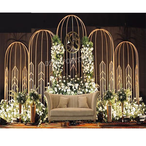 ของตกแต่งเวทีโลหะสำหรับงานแต่งงานที่ทันสมัยสำหรับเวทีปาร์ตี้งานแต่งงานฉากหลังเวทีซุ้มโลหะซุ้มโลหะสำหรับเวทีแต่งงาน - Product Image 1
