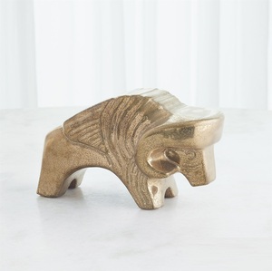 Sculpture d'animal en aluminium fait à la main belle conception antique cadeau de Noël décoratif pour la maison pour les bougeoirs de table bougie - Product Image 2