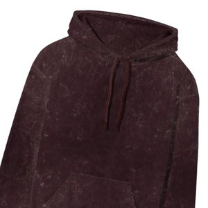 Sudadera con capucha de gran tamaño con lavado ácido Vintage para hombre, de peso pesado Jersey de algodón, sudadera de invierno holgada a la moda, nuevas ventas - Product Image 2