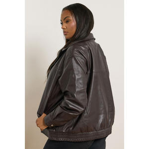 Chaqueta de Motociclista de Cuero para Mujer, Otoño/Invierno, Tejida, Transpirable e Impermeable - Product Image 5