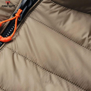 Hot Selling Men's Winter Puffer <b>Jacket</b> New Style Quality <b>Canvas</b> <b>Jacket</b> with Long Length and Stand Collar - Product Image 5