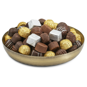 Bandeja de servicio de chocolate de metal decorativa eleva su celebración hecha a mano para reflejar elegancia, tradición y encanto atemporal - Product Image 6