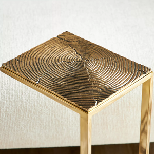 Table d'appoint en métal doré au design moderne et Offre Spéciale faite à la main avec cadre en métal Table d'appoint de canapé de salon de style contemporain - Product Image 2