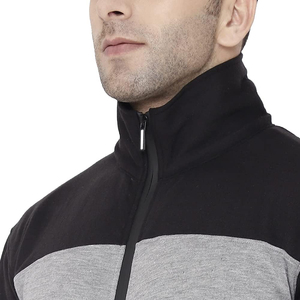 Ensemble de survêtement pour homme en deux pièces, de qualité supérieure, pour l'hiver, à capuche, uni, sportswear, gym, fitness, tissu technique en polaire, entraînement - Product Image 6