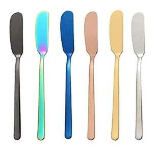 Bright Collection Premium Exquis Élégant Ménage Cuisine Portable En Acier Inoxydable Couteaux À Fromage Ensemble Western Home Cuisine - Product Image 2