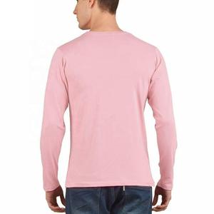 Camisetas lisas de moda de marca blanca OEM para hombre, camisetas directas de fábrica para hombre, camisetas de manga larga al por mayor para hombre - Product Image 3