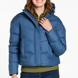 Chaqueta Acolchada Informal de Invierno de Alta Calidad para Mujer, Abrigos Transpirables con Capucha, Chaqueta de Burbujas para Damas - Product Image 2