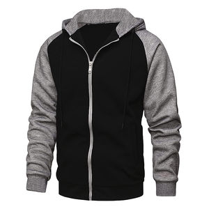 Sweats à capuche zippés Visage intégral Hommes Stylé Offre Spéciale Dernières tendances Sweats à capuche à fermeture éclair Visage intégral Sweats à capuche avec logo personnalisé en tissu polyester - Product Image 2