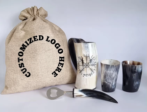 แก้วมักทรงกรวยสำหรับดื่มแบบไวกิ้งดีไซน์ใหม่สำหรับงานเลี้ยงในบาร์ - Product Image 2