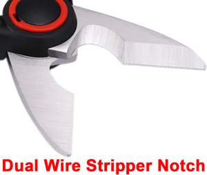 OEM OMM กรรไกรช่างไฟฟ้าอเนกประสงค์150มม., ใบมีดสแตนเลสสตีลที่จับแก้วไนล่อน - Product Image 3