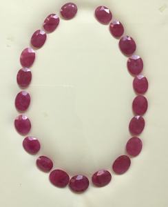 267.02กะรัตทับทิมโมแซมเบคหินเจียระไนเหลี่ยมเพชรพลอยเทียมสำหรับทำเครื่องประดับอัญมณีธรรมชาติ - Product Image 3