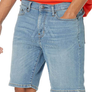 Concevez votre propre logo, shorts en jean pour hommes les plus vendus, shorts en jean respirants à séchage rapide en vente - Product Image 4
