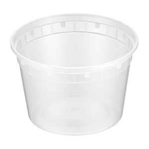 ProTakeOut [17 Oz] Contenedores de PP Resistentes para Deli con Tapas, 100 Unidades, 4.63x3.05, Aptos para Microondas y Congelador, Duraderos y Antiderrames - Product Image 3