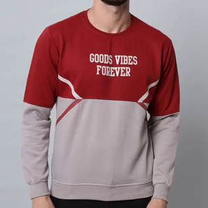 เสื้อสเวตเตอร์สวมหัวของผู้ชายเสื้อคอตตอนธรรมดามีฮู้ดสีพื้นพิมพ์ซับลิเมชันแตกต่างกันสำหรับฤดูหนาว - Product Image 1