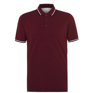 Polo de algodón personalizado con logotipo bordado para hombre, camiseta Polo de manga corta directo de fábrica al por mayor - Product Image 1