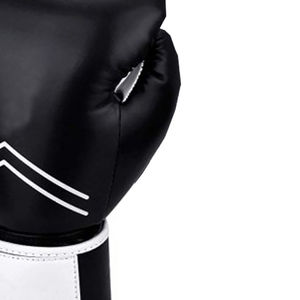 Venta caliente Guantes de boxeo de cuero negro profesional Transpirable y duradero para un entrenamiento cómodo Caliente para la seguridad del deporte - Product Image 6