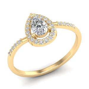 REYES Fine Jewelry Wholesale Classic Bagues Moissanite en argent sterling 925 pour femmes Bagues de fiançailles en or 9K 10K 14K 18K - Product Image 2