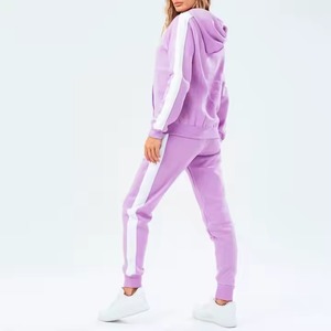 Custom Logo Jogger Set Hoodie cotton Fleece Sweatpants Winter Training women tracksuit 100% Cotton <b>slim</b> fit Tracksuit for women - Product Image 2