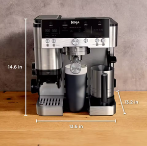 NUEVA Cafetera ES601 Ninjas Luxee 3 en 1 para Espresso, Café de Goteo y Cold Brew, de Acero Inoxidable - Product Image 1