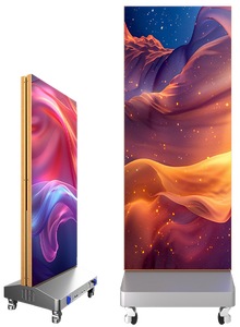 Portable Digital LED Poster Foldable Indoor LED Display WiFi USB <b>Controlled</b> <b>Standing</b> Poster Screen - Product Image 2