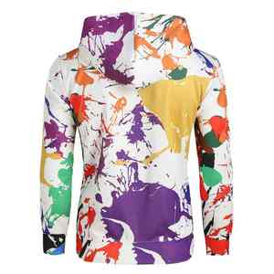 Sweat à capuche personnalisé d'hiver 3D imprimé par sublimation respirant à séchage rapide pour hommes et femmes Impression numérique complète Streetwear - Product Image 2