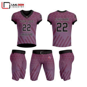 Uniformes de football américain par sublimation Uniforme de football américain sur mesure Design sublimé pour jeunes et adultes - Product Image 4