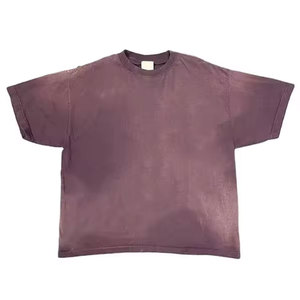 เสื้อยืดผู้ชายทรงสูงซักได้แบบธรรมดาผ้าคอตตอนสีดำ100% เป็นมิตรกับสิ่งแวดล้อมผ้าแห้งเร็วสไตล์สตรีทแวร์โลโก้ตามสั่ง - Product Image 4