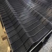 358 Clôture haute sécurité Pvc enduit Anti escalade clôture panneau système Prison maille clôture pour l'Afrique du Sud