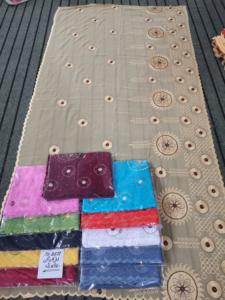 New Wholesale 12pcs Durable African <b>Chiffon</b> <b>Scarf</b> Muslim Ethnic Shawl Breathable Big Hijab Summer Floral Rhinestone Soft Light - Product Image 2