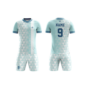 Maillot de football sublimé en polyester 100% personnalisé OEM pour les commandes en gros d'entraînement d'équipe avec logos et marque personnalisés - Product Image 3