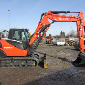 จัดส่งฟรี รถขุดขนาดเล็ก Kubota KX080-4 เครื่องยนต์ 1 ตัน เครื่องจักรก่อสร้างสำหรับฟาร์มและสวน - Product Image 1