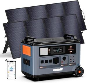 Best Quality PowerMax6000 <b>Solar</b> <b>Generator</b> with 3x400W Panels, 3600Wh LiFePO4 - Product Image 2
